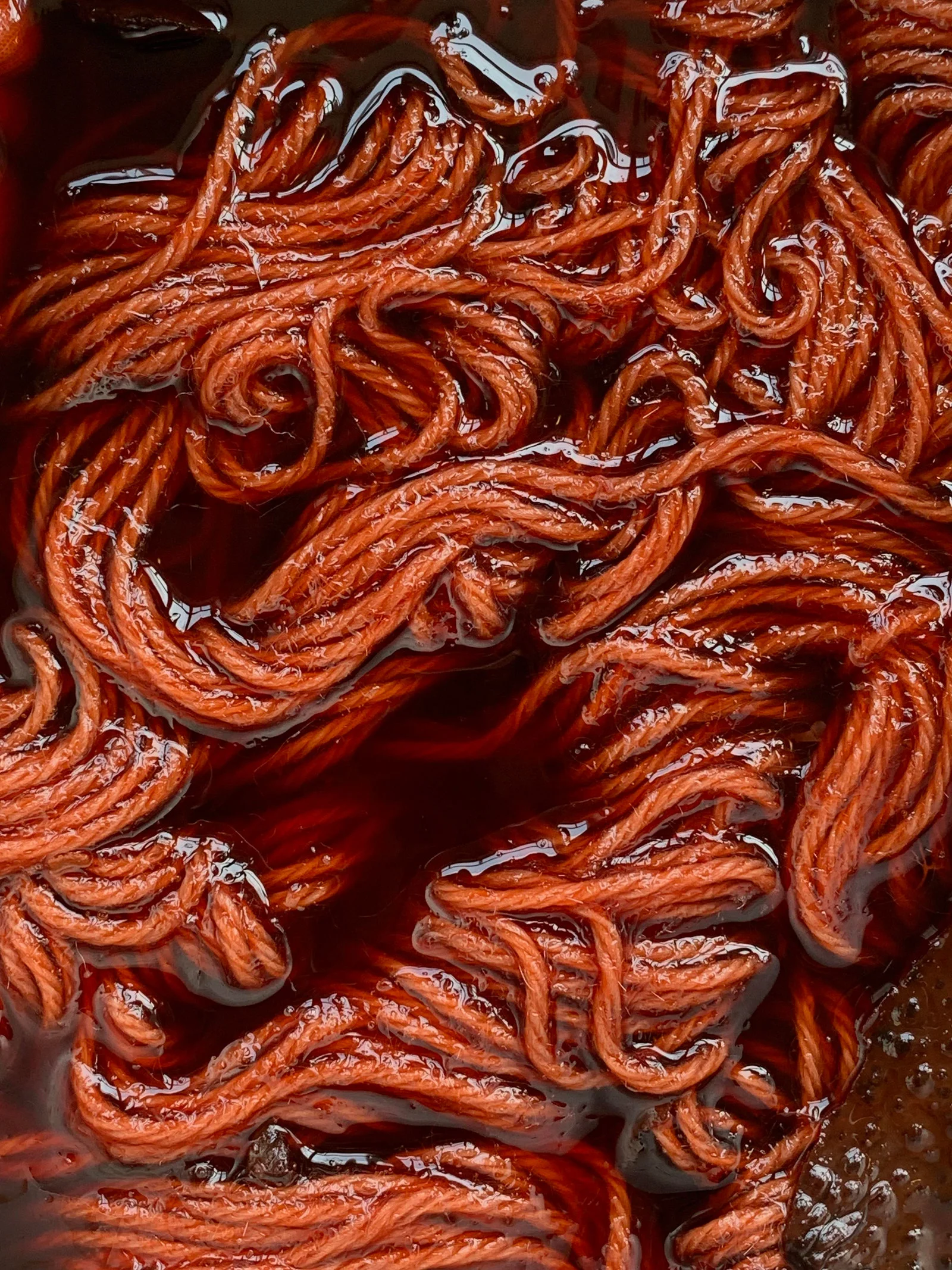 Dyed yarn