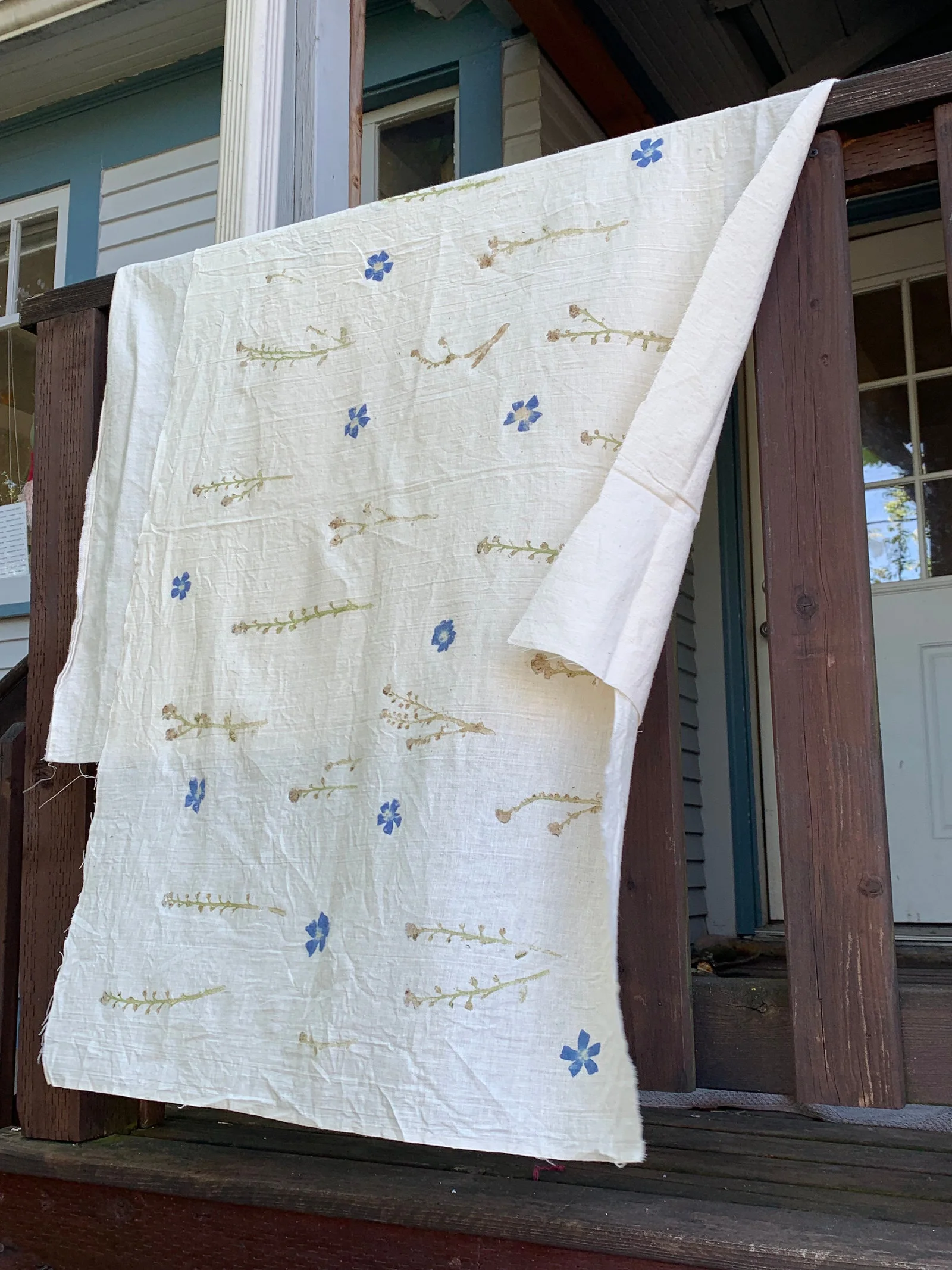 Botanical fabric study